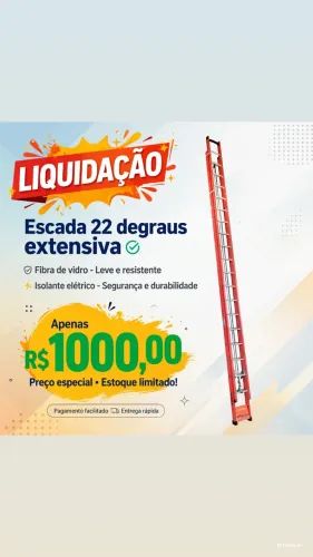 Escada de fibra