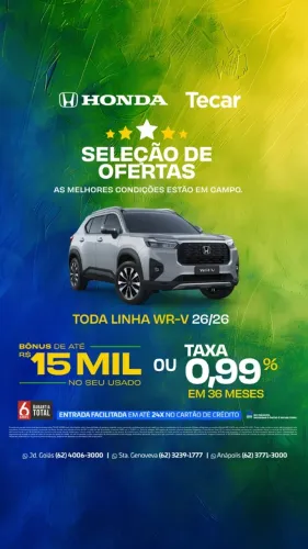 Honda WR-V EXL 1.5 Flexone 16V 5P Aut. 2026
