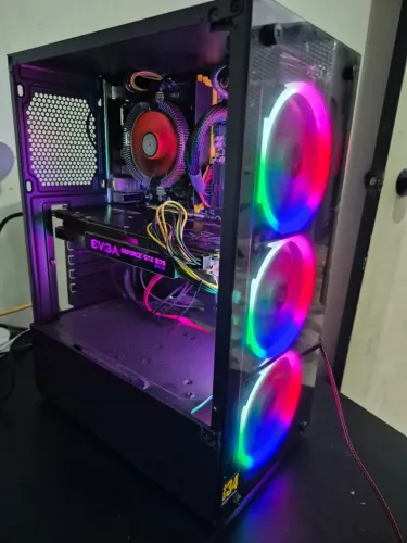 Pc gamer Ryzen 5 5600 GTX 1070 8gb, aceitamos seu iPhone ou vídeo game de entrada!!!