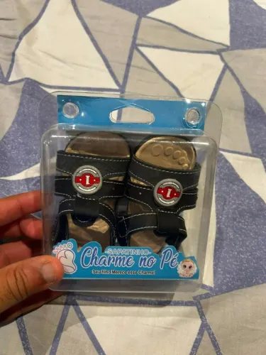 Sandália Infantil Menino Charme no Pé - Nova