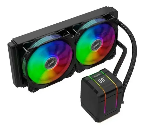 Water Cooler Alseye Max M240 Plus II, ARGB, 240mm, Preto, M240-PLUSIIBK