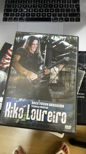 DVD GUITARRA Kiko Loureiro autografado