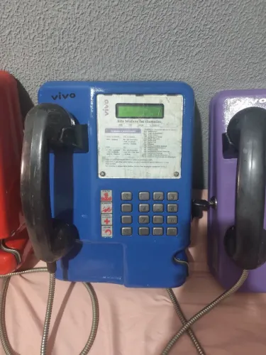 Orelhão aparelho de cartão