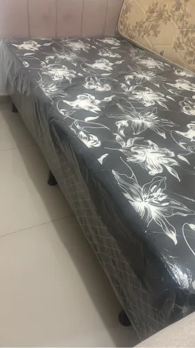 Cama box casal conjugada