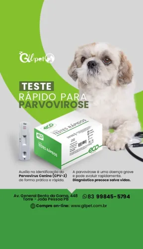 Kit Teste Pavovirus para Cães