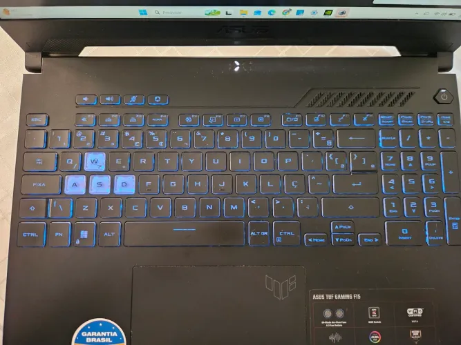 Notebook Gamer ASUS TUF Gaming F15 ? i5-12500H | RTX 3050 | 32GB RAM | 477GB SSD | 144Hz