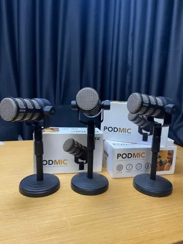 3 microfone Rose - Perfeito para Podcast e eventos