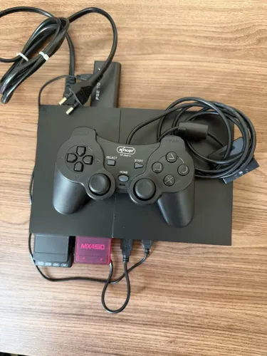 PS2 Slim + SD Card com Jogos