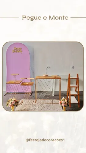 PEGUE E MONTE OU DECORAÇÃO QUE PERSONALIZACA 