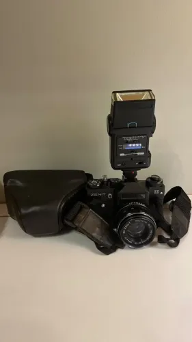 Câmera Analógica Zenit Il Manual Preto
