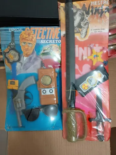 Estrela Ninja Jofer e Relógio Robô Jofer Antigo Original 