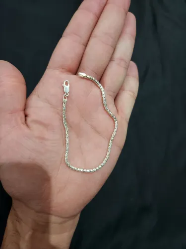 Pulseira em prata legítima