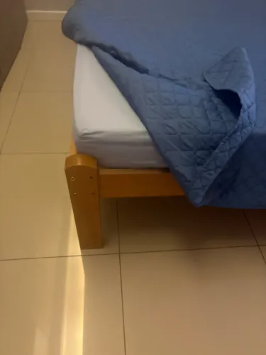 Vendo cama de solteiro com colchão ortobom