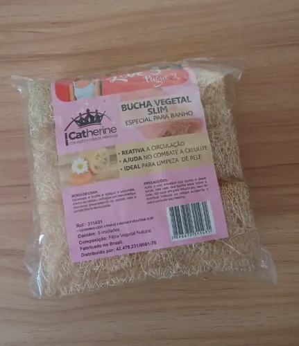 Kit 3 Buchas Vegetais Naturais | Banho e Limpeza Corporal
