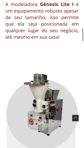 Máquina Modeladora de Salgados e Doces de Inox