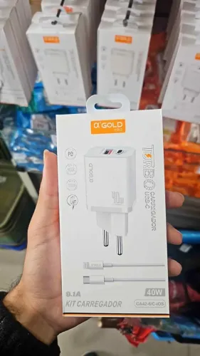 Carregador IOS e tipo C