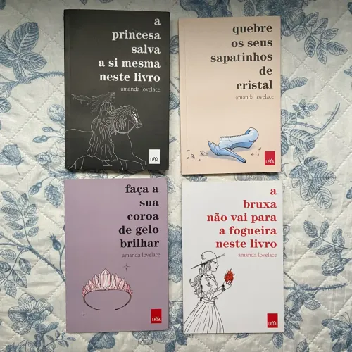 Kit Amanda Lovelace - 4 Livros Poemas