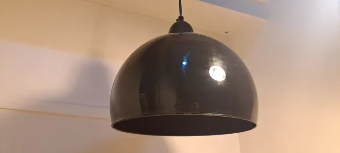 2 Luminárias de Cristal meia Lua