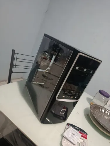 Cpu computador de entrada com gabinete RGB