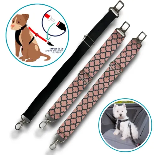 Cinto de Segurança PET para Cachorros de Pequeno Porte