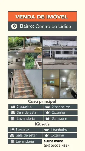 Vendo Casa com 2 Kitnets 