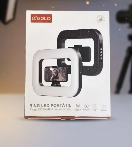 RING LED PORTÁTIL COM TRIPÉ