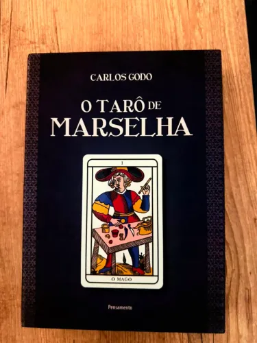 Livro + Tarô de Marselha - Carlos Godo (Editora Pensamento) - Impecável/Como Novo