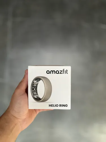 Amazfit Helio Ring, Original, cor Titânio, Tamanho 12