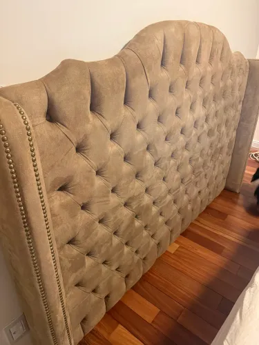 Cabeceira Cama King Size Estofada Capitonê - Excelente Estado