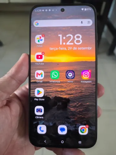 Moto G77 um e meio de uso, nota fiscal 10 meses gatantia