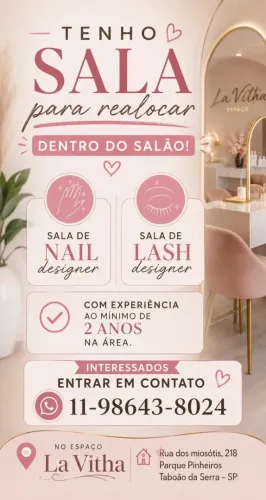 Sala para locação