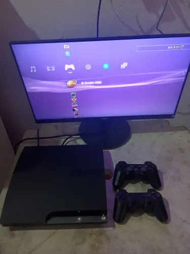 Ps3 slim zero venda ou troca com torna leia o anúncio 