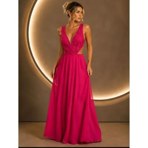 Vestido de Festa de Luxo M&O Elegante Sofisticado