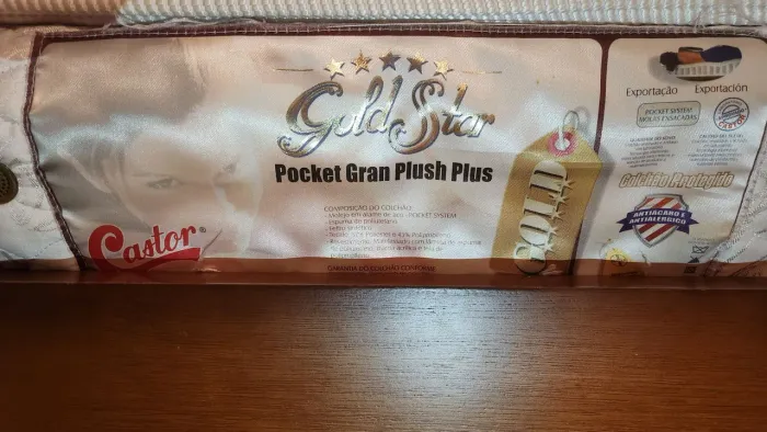 COLCHÃO CASTOR POCKET GRAN PLUSH PLUS (QUEEN)