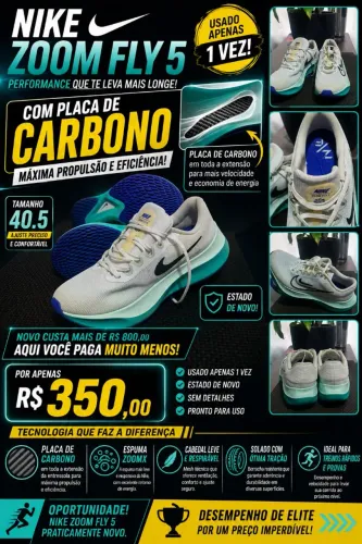 Tenis Nike com Placa Original