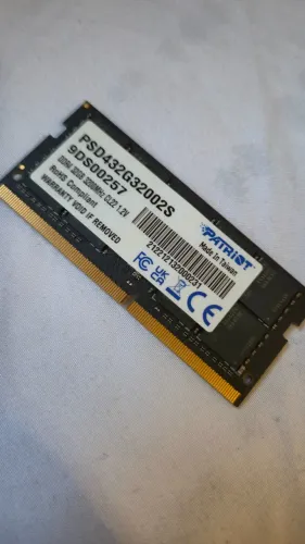 Memória RAM Notebook Patriot 32GB DDR4 3200MHz [Aceito Oferta]