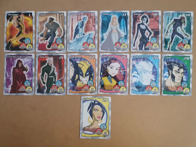 Cartas Elma Chips(2009): WOLVERINE E OS X-MEN