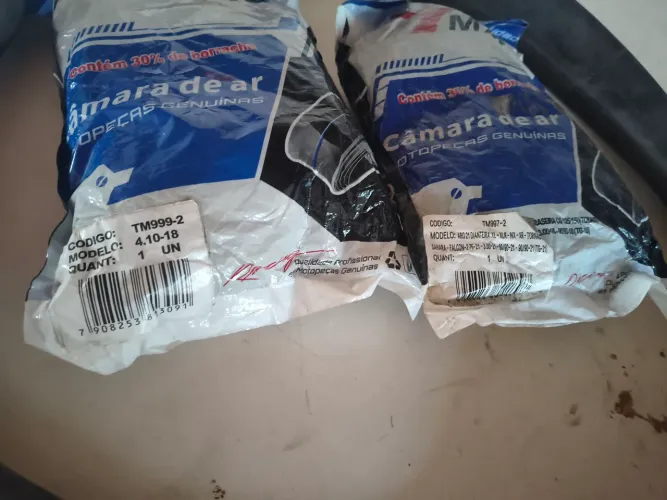 Vendo câmera de ar moto 18 e 21