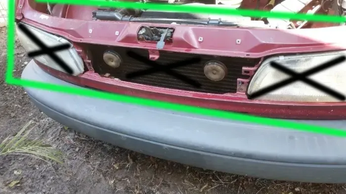 Mini frente, Painel Frontal Carroceria para reposição original Van Toyota Prévia 91 import