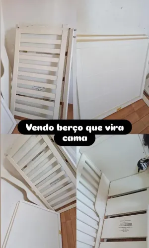 Vendo berço que vira cama