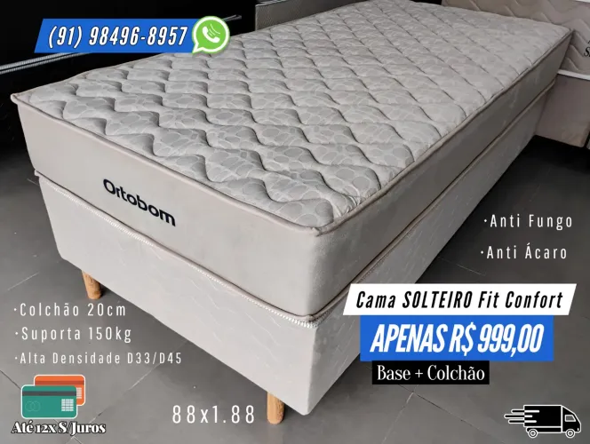 CAMA SOLTEIRO D33/D45 ORTOBOM