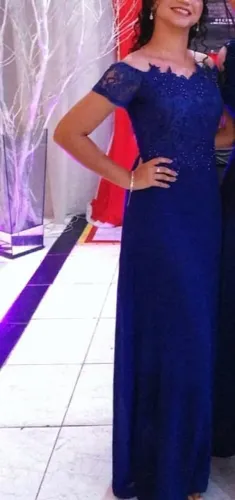 Vestido de Formatura Azul Royal