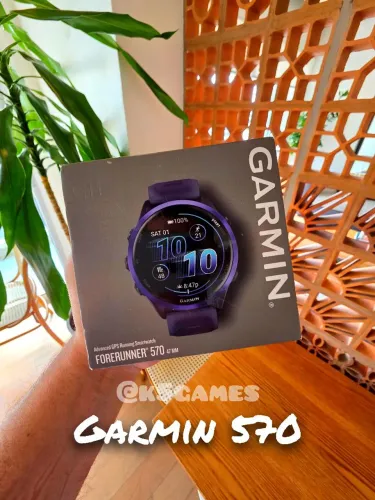 Garmin Forerunner 570 47m Roxo - Lacrado - ATENÇÃO ABC SP