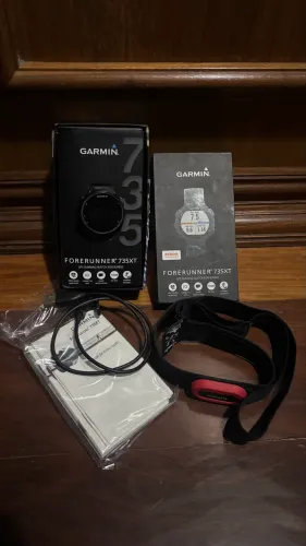 Garmin Forerunner 735XT + Cinta Cardíaca Garmin + Caixa Original