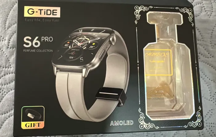 Relógio G-Tide S6 Pro Kit com perfume