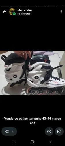 Vende-se patins novos