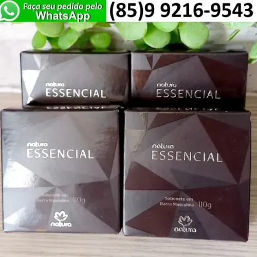 Kit 4 Sabonetes em Barra 110g Essencial Natura 