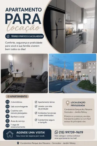 Apartamento Parque dos pássaros