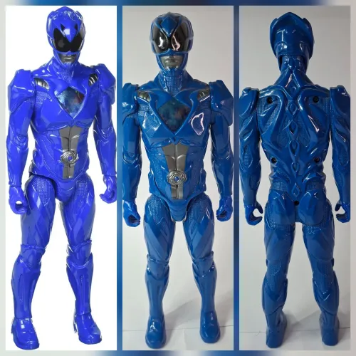 Boneco Power Rangers O Filme (2017) - Ranger Azul Billy 30cm Bandai / Sunny - Muito Bem