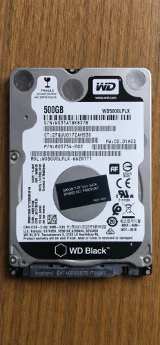 HD Western Digital Black de 500GB